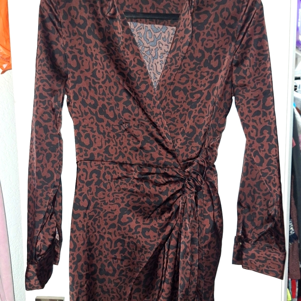 Cheetah Silk Robe